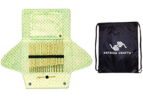 Addi click interchangeable bamboo circular knitting nee…