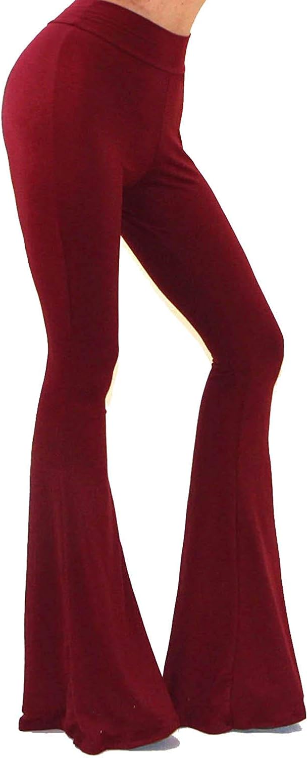 bell bottom red pants