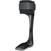 Komzer AFO Drop Foot Brace for Men Women Ultra Thin Half Palm Ankle Stabilizer Daily Ambulation Walk Auxiliary Footwear Inserts for Stroke Hemiplegia, L-Left