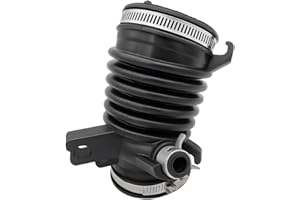 HZEL Car Air Cleaner Intake Hose Tube, OEM#17225-R1A-A01 Rubber Vehicle Engine Filter Air Intake Hose Duct with 3 Clamps, Auto Engine Filter Boot Replacement, Compatible with Civic Ilx
