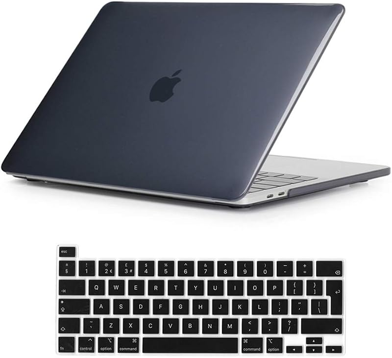Se7enline MacBook Pro 13 Inch Hard Shell Case Crystal Black A2338 A2251 A2289