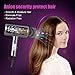 Portable Hair Dryer, JackMo Negative Ionic Low Noise Blow Dryers with Concentrator for Professional Salon Home Kids Pregnancy Use (Purple)