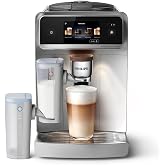 PHILIPS Caf&eacute; Aromis Automatic Espresso Machine, LatteGo Pro Milk System | 50+ Hot &amp; Iced Coffee Pre-Sets, Cold Brew, BrewExtract Technology, 8 Profiles, Color Touchscreen, 15 Bar Pressure (EP8757/20)