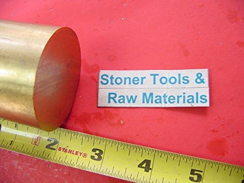 1-3/4" C360 BRASS ROUND ROD 2" long Solid 1.75" Diameter H02 Lathe Bar Stock