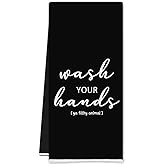 Cilrii Funny Kitchen Towels - Funny Decorative Waffle Weave Bathroom Towels,Kitchen Bathroom Decor(16 X 24 Inches)