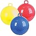 1 Bouncy Knobby Ball With Handles 36 Inches - For Kids Teens And Adults - Assorted Colors, Colors May Vary, Sold Deflated – By Kidsco
