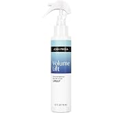 John Frieda Volume Lift Thickening Blow-Out Spray, 4 fl oz | Volumizing Formula, Root Lift Support, Fuller-Looking Style, Lightweight Finish, Blow-Dry Styling