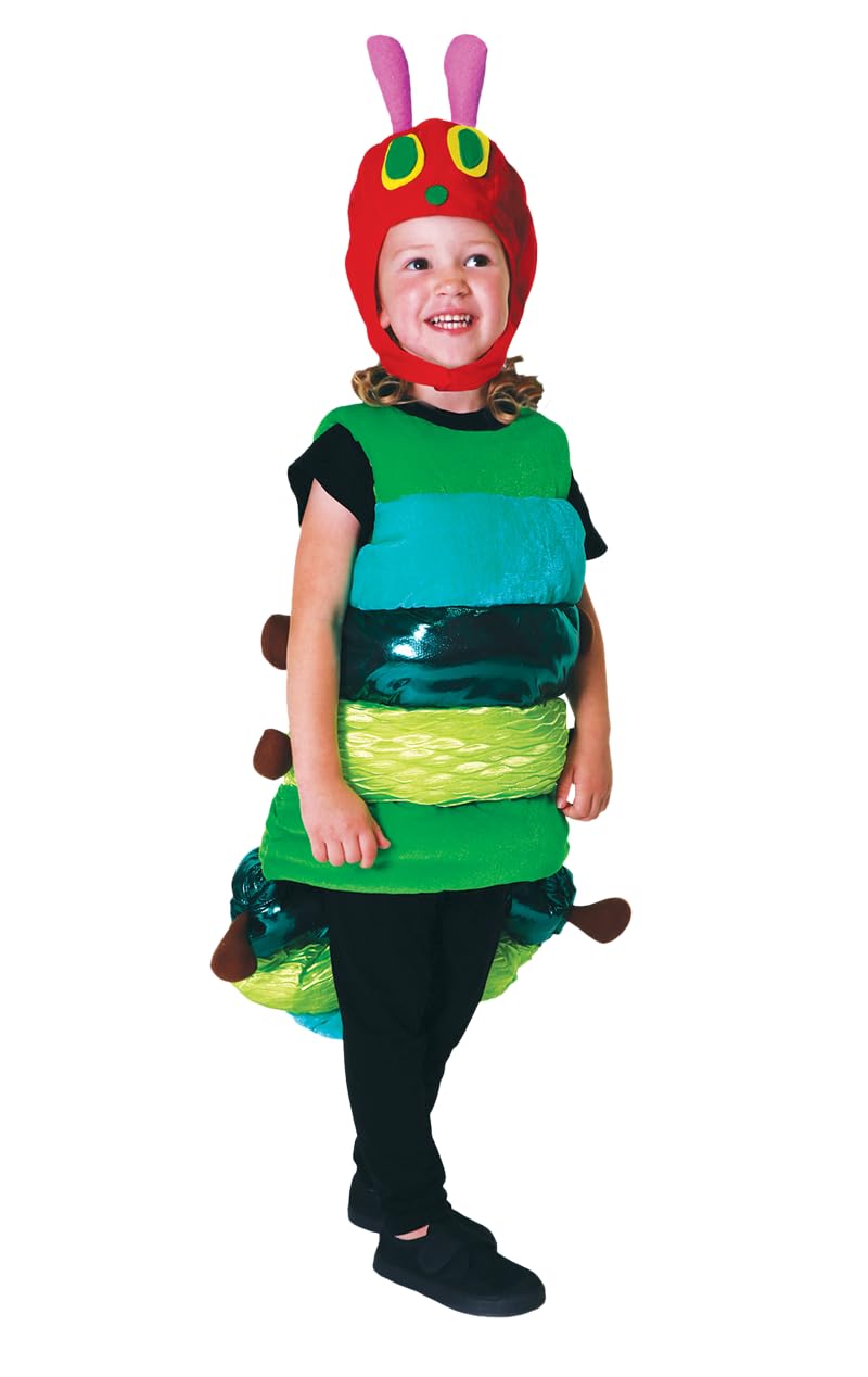 Amscan 9902974 Childs Unisex Official The Very Hungry Caterpillar Licensed Deluxe Tabard and Hat Fancy Dress Costume (18-36 months)