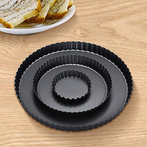 4 AOMGD+Quiche+Removable+Bottom+Non+stick