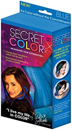 Secret Color Hair Extensions, Blue