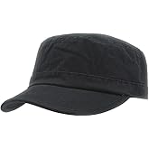 The Vintage Year Washed Cadet Cotton Twill Adjustable Military Radar Caps