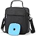 Insulated Lunch Bag Box with Ice Pack & Shoulder Strap for Men, Women, Boys, Adults, Waterproof Mens Lunch Cooler Bag for Work School - Black