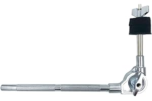 TUOREN Cymbal Boom Arm Holder Attachment 10.2 inch Percussion Straight Cymbal Arm Adjustable Cymbal Mount Arm Cymbal Extension Mounting Attachment for Cymbal Stand Drum Set Hardware Accessories