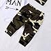 3Pcs Baby Boys Long Sleeve Letter Arrows Romper+Camouflage Pant+Hat Christmas Clothes
