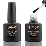 Elite99 Matte Top Coat Soak Off UV LED Gel Polish Nail Art Matting Sealer 10ml