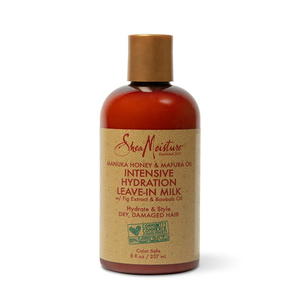 Shea Moisture Manuka Honey and Mafura Oil Intensive Hydration Leave-in Milk, 8 oz