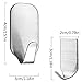 20 Pieces Self Adhesive Stainless Steel Wall Hooks, FineGood Metal Utility Hanging Hooks for Robe, Coat, Towel, Keys, Bags, Home, Kitchen, Bathroom, Heavy Duty Ultra Strong - 8 Large,12 Small