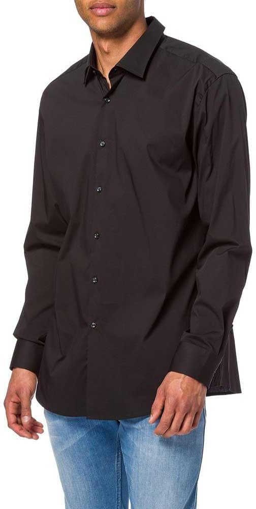 HUGO Men's Kenno Black Shirt Size 38