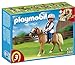 Playmobil Haflinger Horse with Rider and Stable