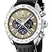 Festina Men's F16489/7 Black Leather Quartz Watch with Brown Dial