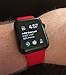 VODKE For Apple Watch Bands, Soft Silicone Strap Replacement Wristbands for Apple Watch Sport Series 3 Series 2 Series 1 Red 42mm M/L