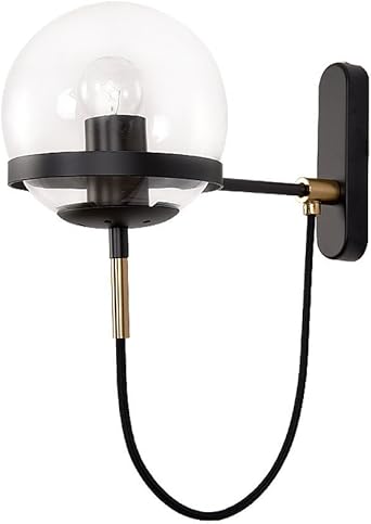 black gold wall light