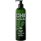 CHI Tea Tree Oil Shampoo, Strengthening Shampoo For Gently Cleansing Hair & Removing Impurities, Sulfate, Paraben, & Cruelty-Free, 11.5 Oz