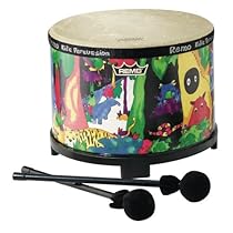 Remo Kids Percussion Floor Tom Drum - Fabric Rain Forest, 10