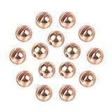 MUUNN 50pcs Tungsten Slotted Beads for Fly Tying,12