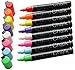 LIQUID CHALK MARKERS - Premium Chalk Ink Paint Pens 8pck 6mm Chisel Tip