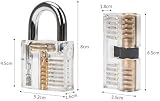 Nama 30 Pieces Lock Pick Set with 2 Transparent Training Locks Updated Kit 4 view 8