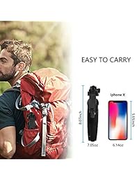 Selfie Stick - Trípode extensible con mando a distancia inalámbrico para iPhone 6 7 8 X Plus, Samsung Galaxy S9 Note8, GoPro y cámaras digitales (Bluetooth)