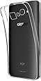 Electrónica Rey Funda Carcasa Gel Transparente para ALCATEL Pop 4, Ultra Fina 0,33mm, Silicona TPU de Alta Resistencia y Flexibilidad