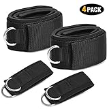 TOBWOLF Fitness Ab Strap, Arm Thigh Trimmer, Thigh Ankle Resistance Belt, Ankle Exercise Strap Muscle Training Resistance Band Workout Equipment