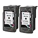 InkTonerBox Remanufactured Canon PG 210XL High Yield 2 Black Ink Cartridge Show Ink Level For Color Copier 140 115 150 155 160 170 260 270 OfficeJet Pro R40 R60 R80 T45 T45xi T46 T65 T65xi
