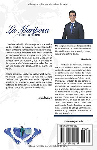 La Mariposa Entre Hortensias: Aniana Vargas La Mariposa Entre Hortensias (Spanish Edition)