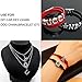 NBEADS 156 Pcs Rhinestone Slide Beads, Alloy Alphabet A-Z Alphabet Letters Beads for DIY Bracelet Wristbands Necklace Choker Jewelry Making