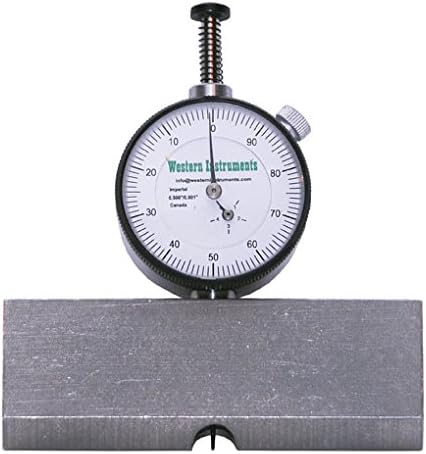 Western Instruments N88-3-M Metric Basic Plus Pit Gauge, Centre Mount 3.5" (89mm) Blade, Complete Kit