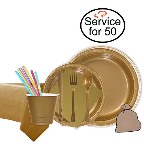 Tigerchef 829-50pack combo party pack for 50, includes 9" an…