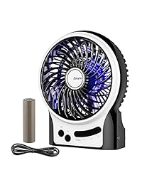EasyAcc - Ventilador de escritorio, Negro