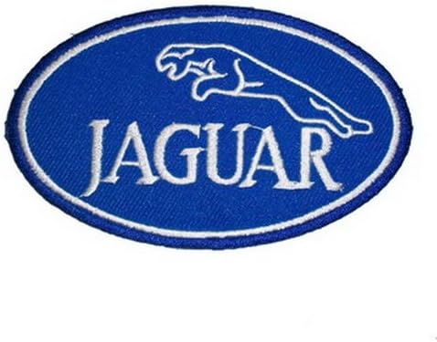 Jaguar Embroidered Iron on Patch ,Sew on Car Logo Clothes Clothing Skull Motorcycle