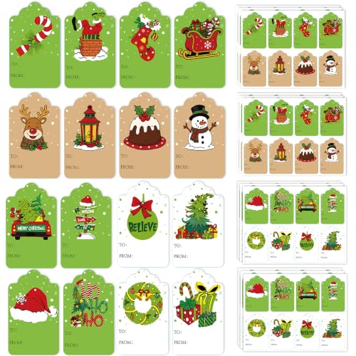 Christmas Gift Tags - Gift Tags Stickers for Presents & Gift Packaging at Amazon