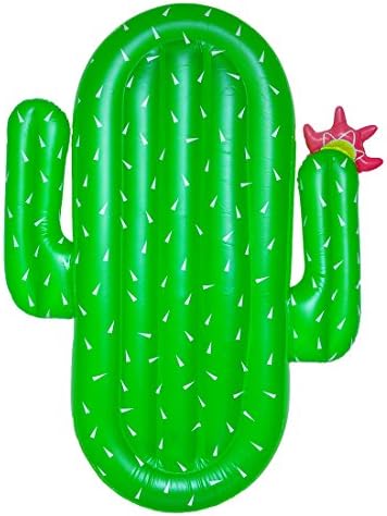SunnyRoyal Inflatable Cactus Pool Floats Swimming Pool Inflatable Raft with SunnyRoyal Custom Gift Bag Giant 70" Pool Toys Party Decoration Floats for Adults and Kids