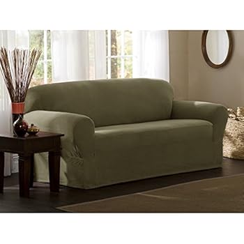 Amazon.com Maytex Stretch Reeves 1-Piece Slipcover Sofa 