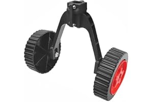 KoiLykke Adjustable Detachable Auxiliary Wheels Electric Lawn Mowers Plastic, 23 x 23 x 12.4 cm, Enhances Maneuverability & R