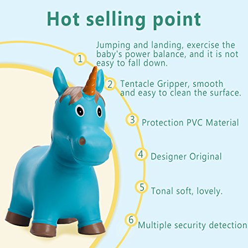 image for Babe Fairy Jumping Animal, Birthday Present Horse Hopper, Ride-on Hors