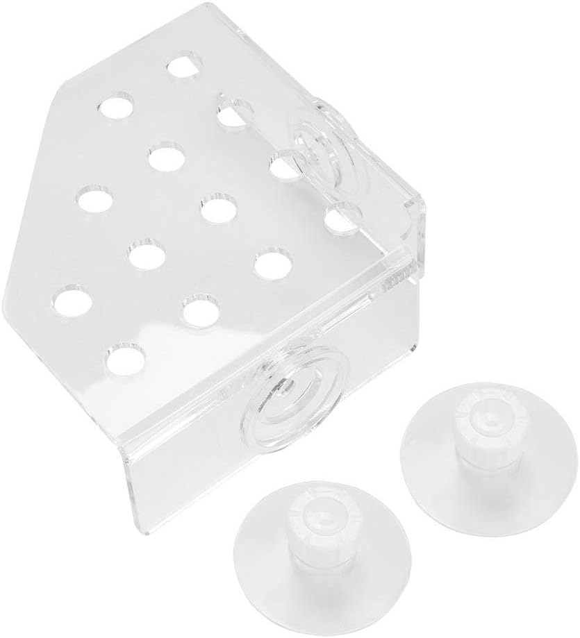 Acrylic Coral Frag Rack with Suction Cup Holder for Aquarium Fish Tank and Reef Tank