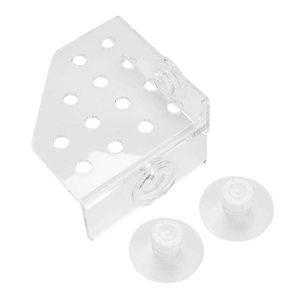 Acrylic Coral Frag Rack with Suction Cup Holder for Aquarium Fish Tank and Reef Tank - Bracket Plant Holder for Coral Fragments and Aquatic Plants
