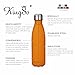 king do way 17oz Double Wall Vacuum Cool Insulation Stainless Steel Water Bottle Leak- proof and No Sweating Perfect for Summer Outdoor Sports Camping Hiking Cycling (Orange)