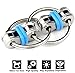 Flippy Chain Fidget Toy Relieve Stress Reducer for Autism, ADD, ADHD, and Autism Boredom Your Finger Tips (Blue)